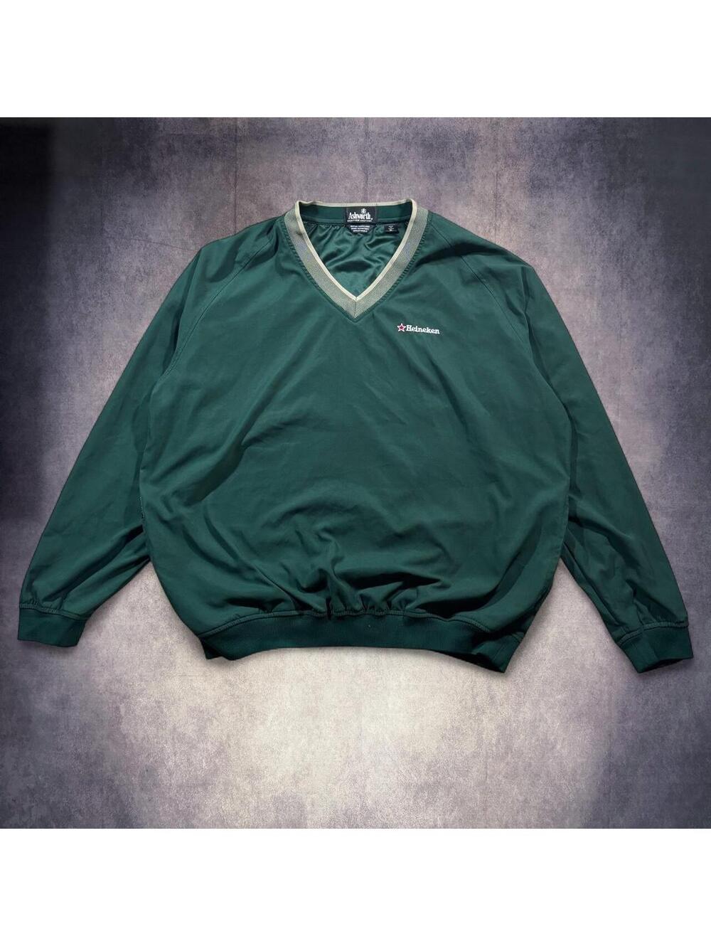 Heineken x Ashworth green windbreaker jacket